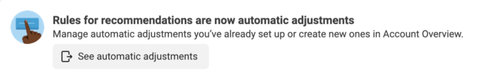 Automatic Adjustments